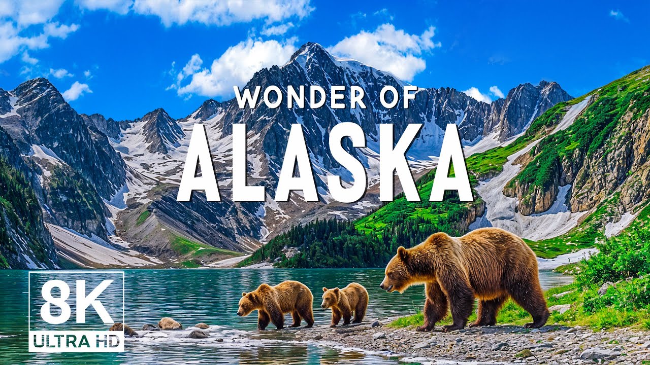 Wonders of Alaska – Exploring the Most Breathtaking Places in Alaska – Travel Video 4K adlı videoyu YouTube'da izle