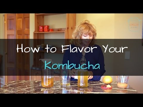 How to Flavor Kombucha - One of my favorite Kombucha Recipes