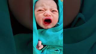 "First Cry After Birth 🍼 | Precious Newborn Baby Moment ❤️ #Shorts"
