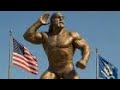 The WWE pays hommage to hulk Hogan with a golden statue at there headquarters in Connecticut USA
