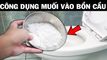 Cứ Đổ 1 Ít Muối Vào Bồn Cầu, Đừng Có Tiếc, Bạn Sẽ Thấy Kết Quả BẤT NGỜ Khiến Cả Làng Làm Theo