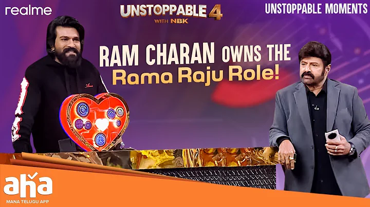 Balakrishna’s Fun Question to Ram Charan | Unstoppable With NBK | Ram Charan
