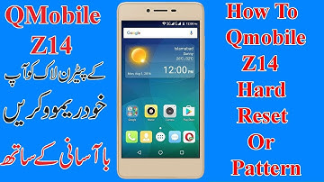 Qmobile Z14 Hard reset || Pattern Remove
