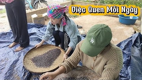 Sàng Gạo Trước Hiên Nhà || Nậm Khum ||