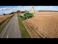 Nice Weather -Soybean Harvesting -John Deere 9600- Lenawee County - Michigan - Harvest 2020 - 5K