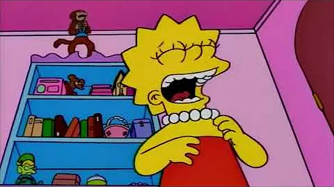 The Simpsons - Lisa & Mojo Laughing