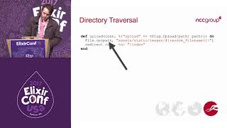 ElixirConf 2017 - Plugging the Security Holes in Your Phoenix Application - Griffin Byatt screenshot 1