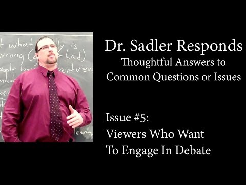 FAQ: Dr Sadler