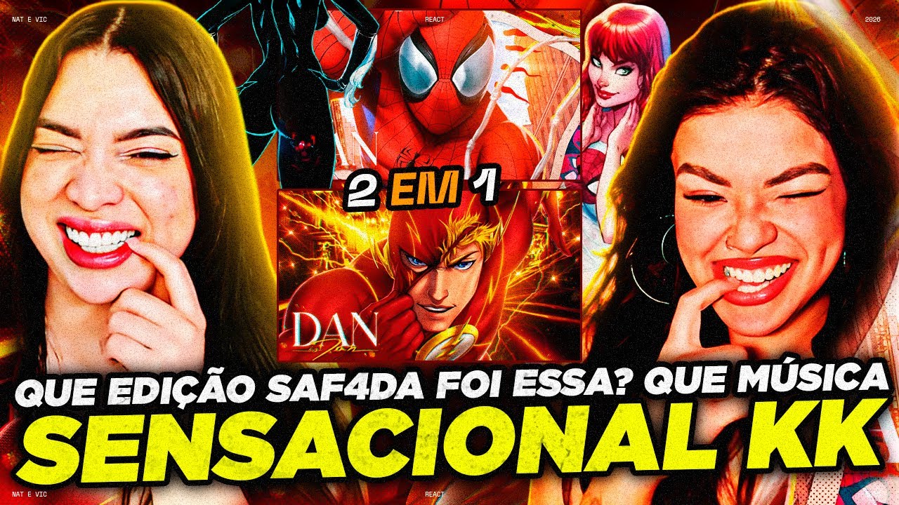 2 EM 1 | éoDan - SEQUÊNCIA DO HOMEM-ARANHA  | Feat. Cavalheiro &  SEQUÊNCIA DE FLASH | [REACT]