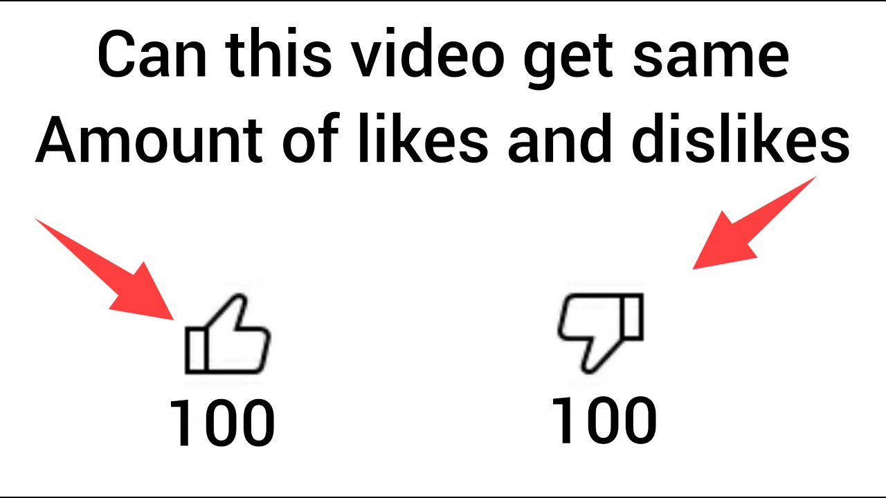likes and dislikes on youtube