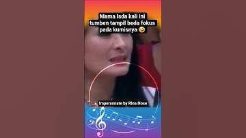 Mama Isda kali ini tumben tampil beda fokus pada kumisnya 🤣🤣🤣 #iisdahlia #videoshort