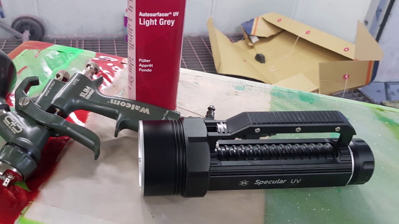 Sikkens Autosurfacer UV primer with Walcom Kombat 1.0