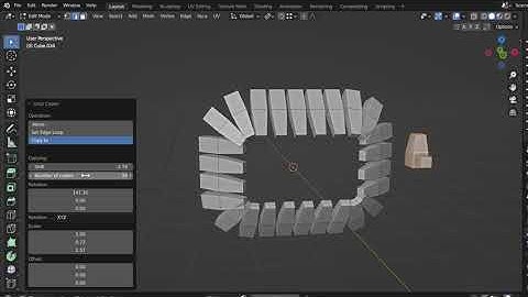 Loop Copier - copying mesh along the edges (blender addon)