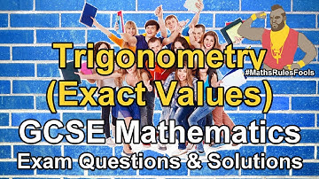 Trigonometry (exact values) - GCSE Maths Exam Questions (non-calculator) (paper 1)