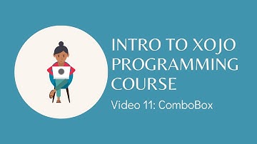Xojo Programming Course, 11: ComboBox