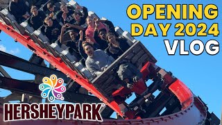 Hersheypark 2024 Opening Day Vlog 3/29/24