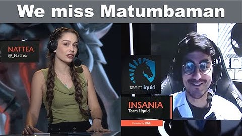 we miss matumbaman : interview with Liquid.iNsaNia #dota2 #teamliquid #dpc