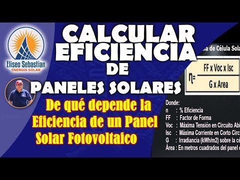 Video: ¿Qué es la eficiencia de conversión de la célula solar?