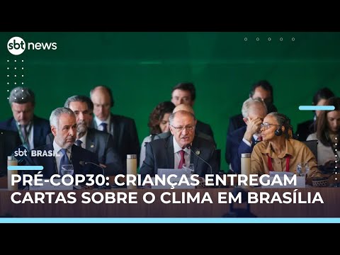 Video brasilia-sedia-pre-cop-30-e-recebe-cartas-de-criancas-sobre-crise-climatica-sbt-brasil