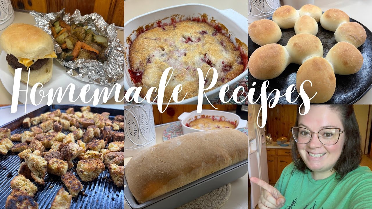 From Scratch No Waste Recipes || Using Pantry Staples To Make Homemade