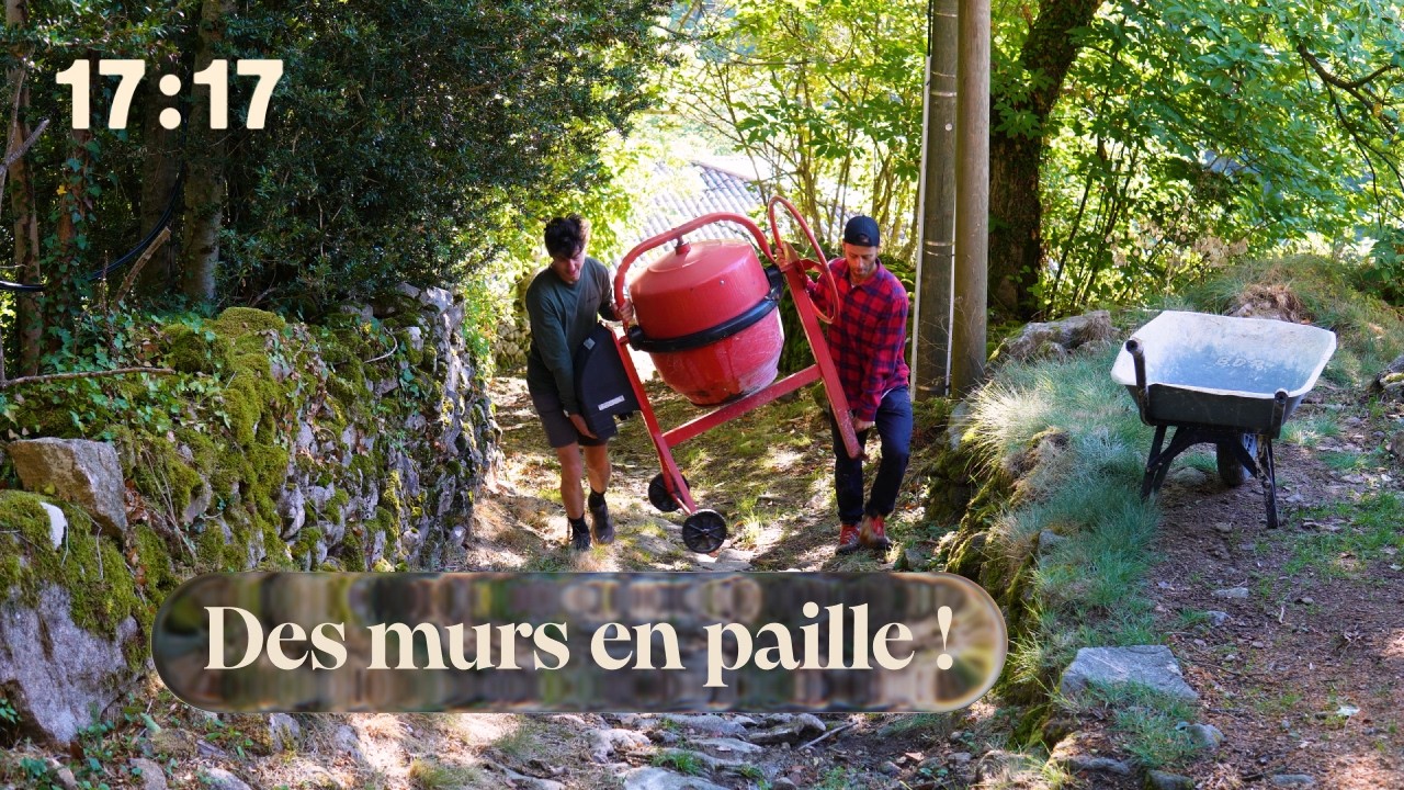 Découverte du chaux-chanvre ! J'adore le resultat