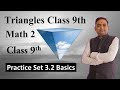 Triangles Basic of Exercise 3.2 Class 9th Math