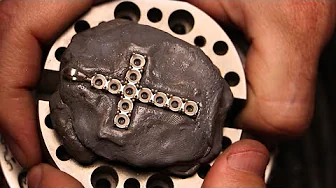 Watch This Cross Get Covered in Diamonds!