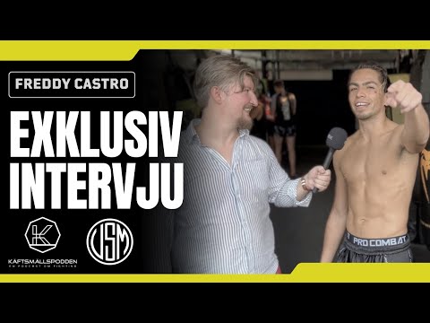 Freddy Castro SÅGAR rivalen Linus Bylander: ”Ingen riktig fighter” 👀 (BRUTAL Intervju) 🍿