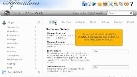 How to install Cube Cart from Softaculous - Softaculous  Tutorials