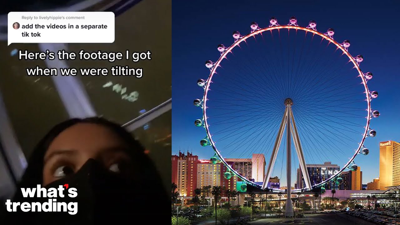 TikTokers Get Stuck on Ferris Wheel in Las Vegas YouTube