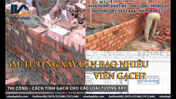 1 m2 xây cần bao nhiêu gạch đặc năm 2024