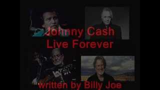 Video thumbnail of "Live Forever Johnny Cash acoustic Demo"