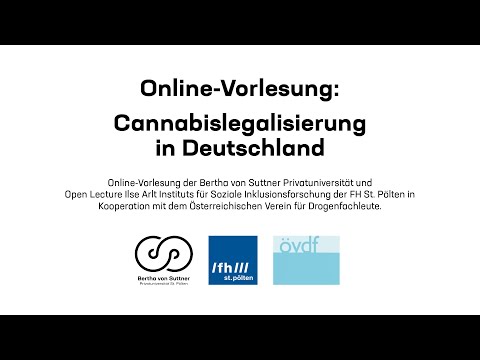 Online-Vorlesung: Cannabislegalisierung in