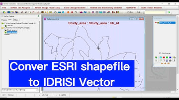 How to convert ESRI shapefile to IDRISI vector in TerrSet