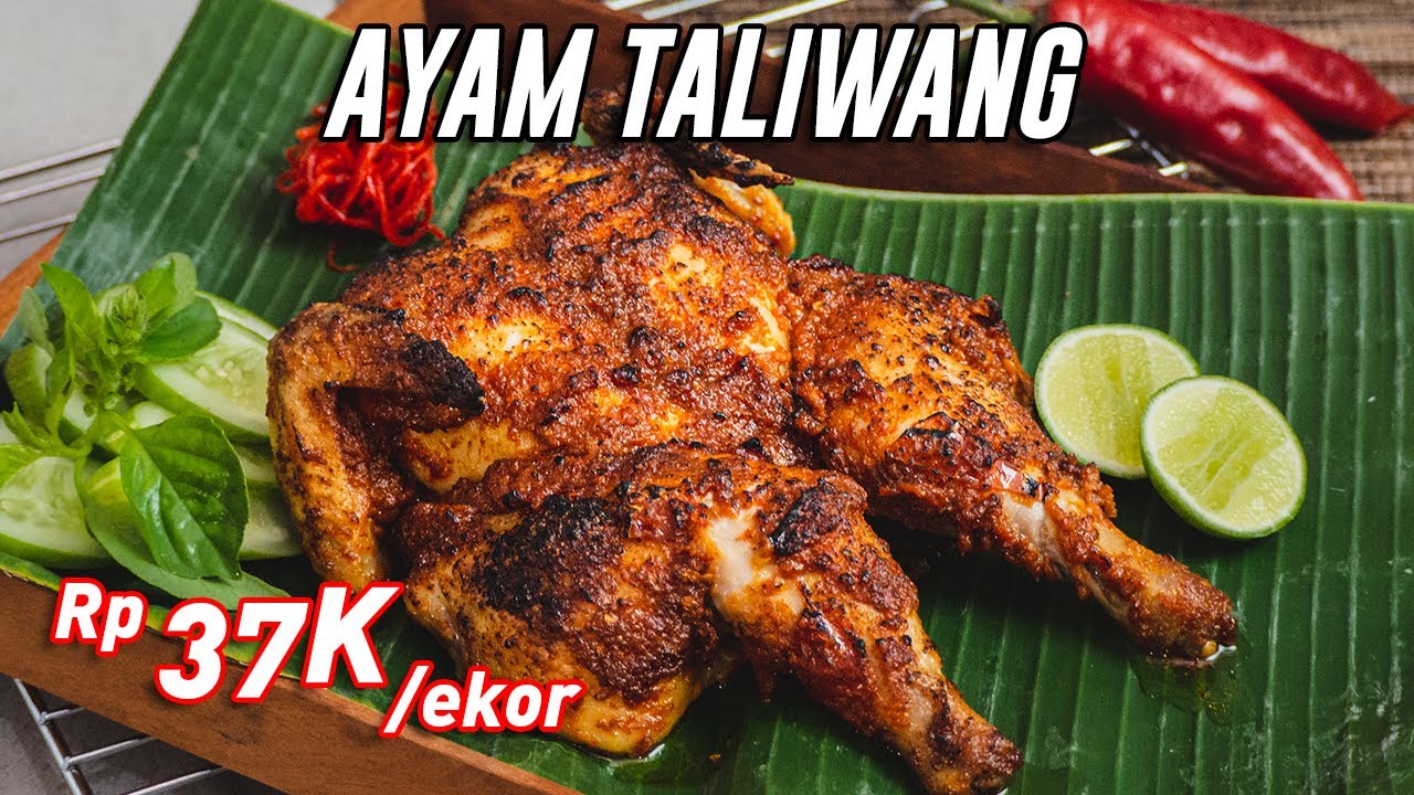 Khas Lombok ! Gurih Pedas ! Resep Ayam Bakar Taliwang