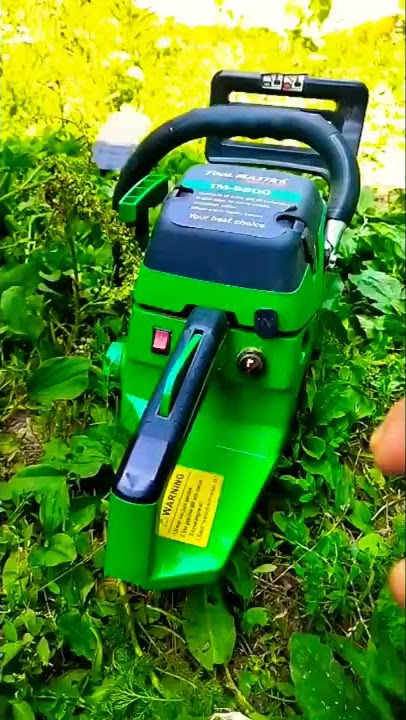 start a wood cutter or chain saw tool master Tm 6200