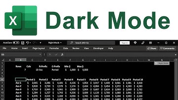 Full Dark Mode for Excel (Including Worksheets) - NO VBA Required