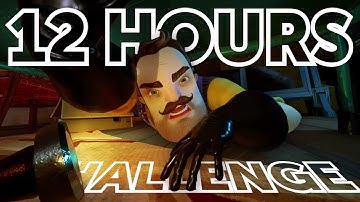 I Beat The HELLO NEIGHBOR Games in 12 HOURS...