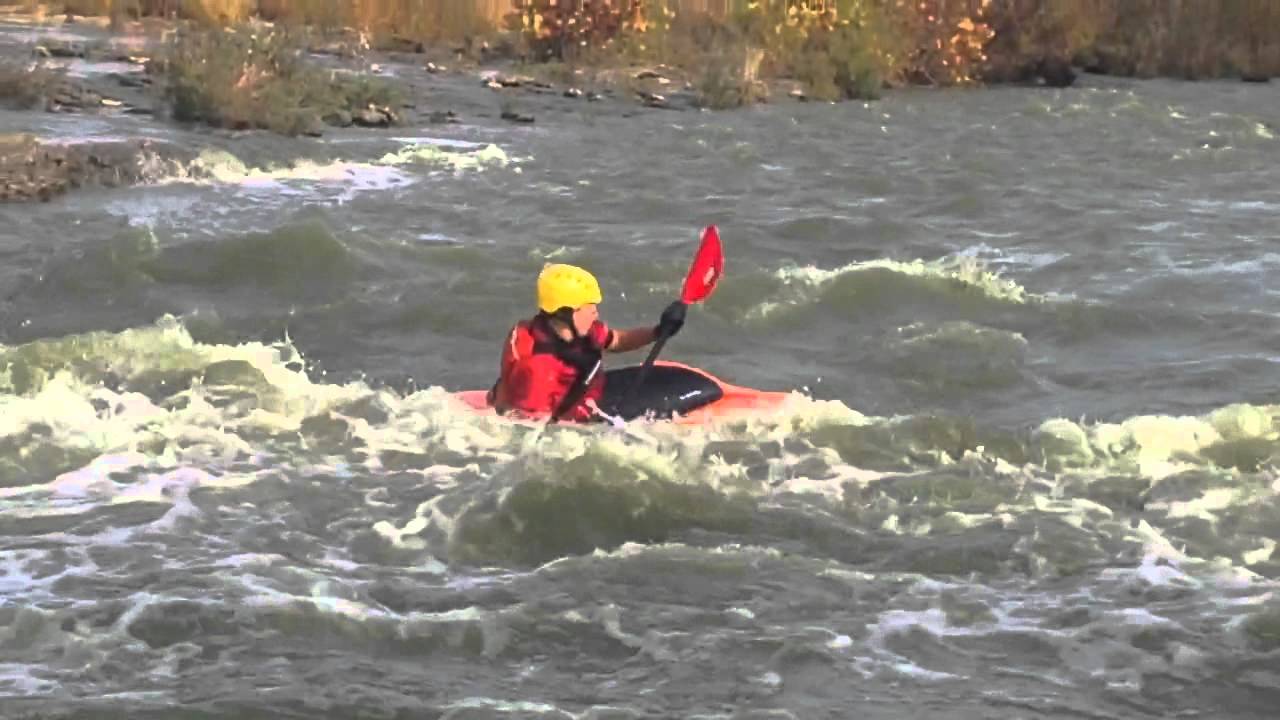 Jowhitewater kayaking wabash Markle indiana 350cfs YouTube