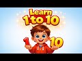 Learn Counting 1 to 10 | Fun Kids Rhyme | Numbers Song for Children 🎵