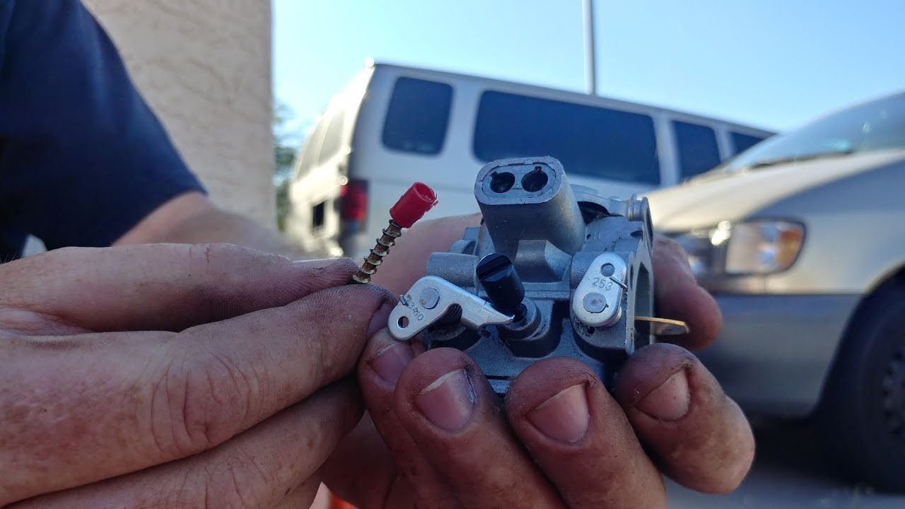 How to remove carb limiters on your chainsaw YouTube