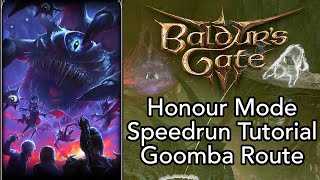 Baldurs Gate 3 - Honour Mode Speedrun and Achievement Tutorial - Goomba Route