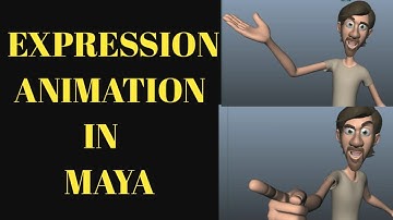 Expression animation in maya