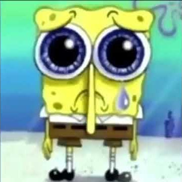 Bob esponja triste