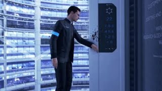 Detroit: Become Human Connor Kills Guards in Elevator