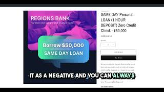 How to get unsecure Personal Loan No Credit Check!Same day deposit up to $50k #cpn #loan