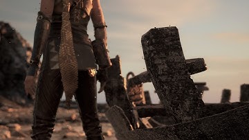 4K 60 Fps Echo Beach in Unreal Engine 5 clip with raytracing UE5 Cinematic portfolio cinematic video