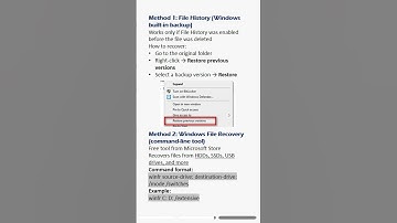 Recover files even after emptying the Recycle Bin. #filerecovery