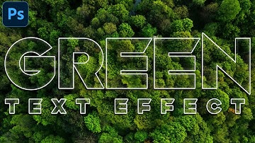 Transparent Text Effect in Adobe Photoshop: Easy Tutorial #photoshop