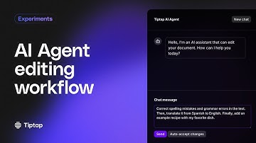 AI Agent – Tiptap Experiments